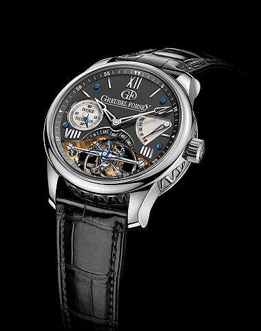 Greubel Forsey Double Tourbillon 30 White gold Black Replica Watch